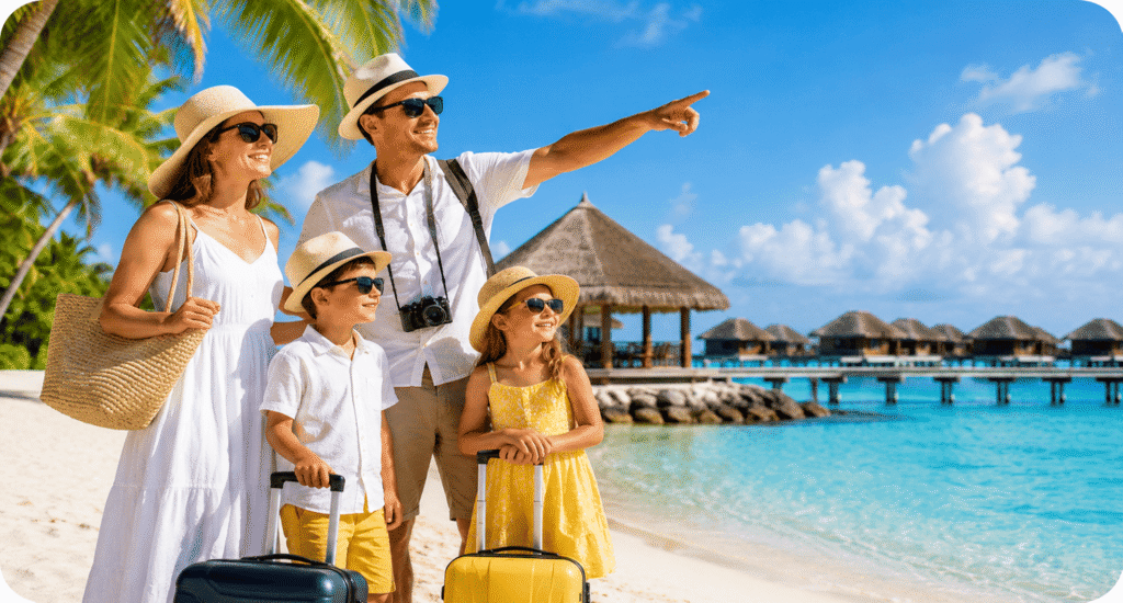 Family vacation planned by a travel agent for Antioch, TN